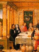 Juan de Flandes The Marriage Feast at Cana oil